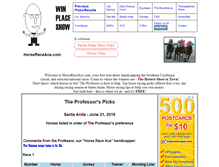 Tablet Screenshot of horseraceace.com
